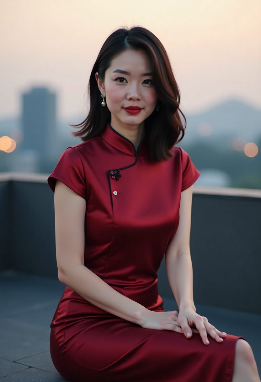 女海盗与船员远眺海面